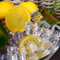 DomeStar Acrylic Clear Ice Rock Diamond Crystals Fake Cubes Decorative 1″ 20 Pk