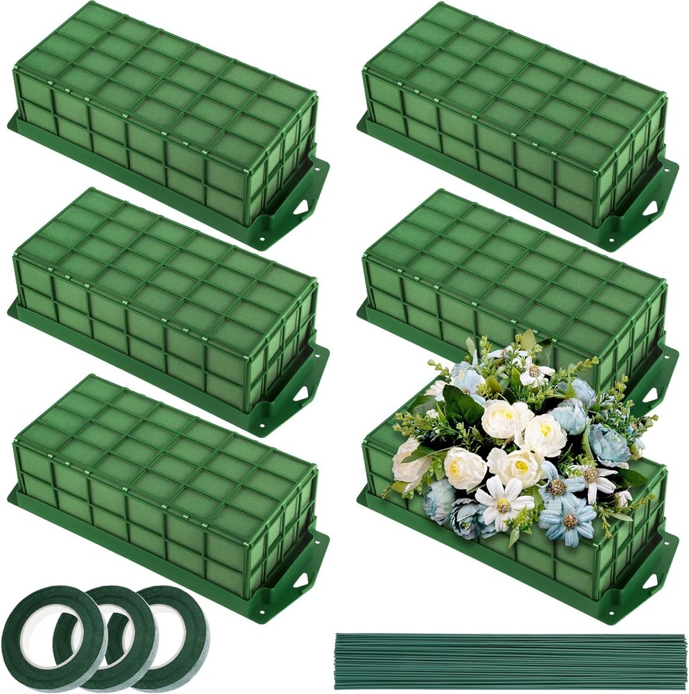 6 Pieces Floral Fo Ca with Floral Fo for Fresh and Artificial