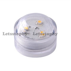 10 pcs LED RGB Tea Candle Submersible Light w/ Remote Vase Flora Wedding Party