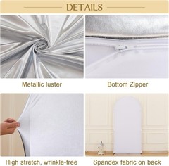 Arch Stand Cover Wedding Photography Background Backdrop Cover 80×180/120x220cm