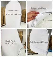 Arch Backdrop Cover Main Squeeze Positano Theme Arched Stand Covers Stretchy …