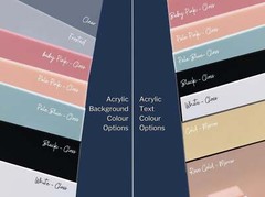 Acrylic 3D Welcome Wedding Horizontal Signage – Style 1