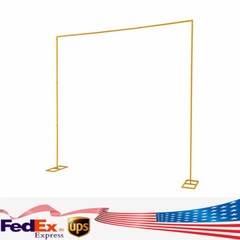 Metal Flower Balloon Frame Square Wedding Arch Backdrop Metal Stand Decor