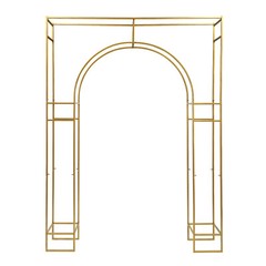Free Standing Wedding Arch Backdrop Stand Square Metal Balloon Arch Stand