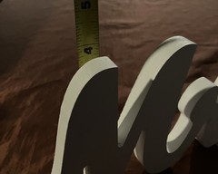 Mr & Mrs Wooden Letters 3D Stand Up Or Lay Down Wedding table decoration