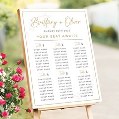 Wedding Seating Chart, Personalized Wedding Welcome Sign, Party Decorations