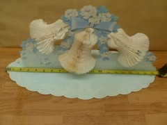 Vtg American Greetings Honeycomb Bells Cluster Tissue Wedding Table Decoration +