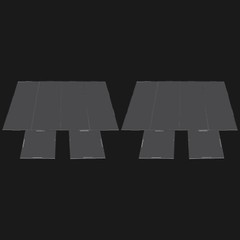 2x Acrylic Column Flower Stand Crystal Chains Geometric Wedding Centerpieces