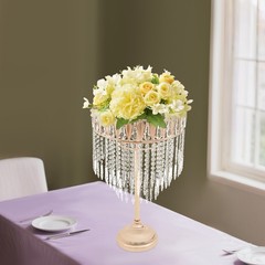 Flower Stand 40*70cm Wedding Flower Stand Round Tabletop Centerpieces Stand Gold