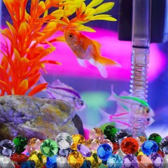 100 Pcs Crystals Pirate Treasure Colorful Vase Fake Gems Jewels