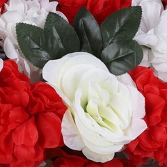 12PCS Silk Flower Wall Panels for Wedding and Event Decoration