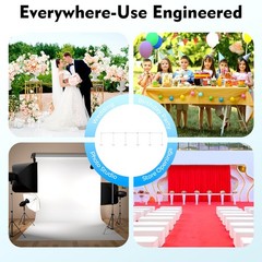 10’x50′ Backdrop Stand Pipe Kit,Background Support System Curtain Frame HOT NEW