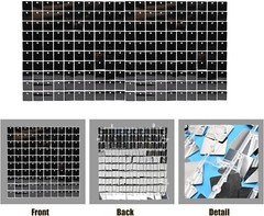 Black Shimmer Sequin Wall Backdrop for Party – 24 pcs (12″x12″)