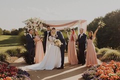 pink silk chiffon arch draping fabric for wedding arch (10 yards) & free bonus