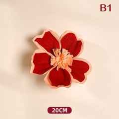 Chinese New Year Decoraiton Wrinkle Flower Wedding Room Background Wall Decor