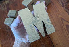 Mr & Mrs Gold Glitter Wood Letter Blocks Decor wedding venue decoration sparkle