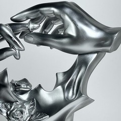 Bond of Marriage With This Ring Silver – Wedding Gift Sculpture Anniversary
