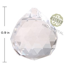 20MM Crystal Glass Lamp Ball Prisms Chandelier Wedding Decor Suncatcher Pendants