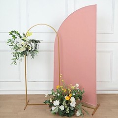 6×3 feet Matte Fitted Spandex Half Moon Arch Backdrop STAND COVER Party Events