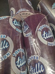 25Yd Vintage Topper Tulle Net Ribbon Elderberry/Plum Wine Wedding Netting 6″