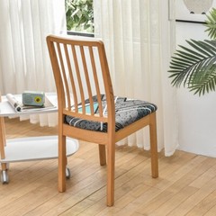 1/4/6pcs Stretch Chair Seat Covers for Dining Room Printed Chair Slipcover Home