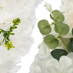 12PCS Artificial Flower Wall Background Silk Rose Mat for Wedding Backdrop Decor