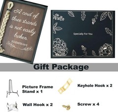 A Cord of Three Strands Wedding Sign, Bible Cross Wedding Unity Sign, Tie The Kn