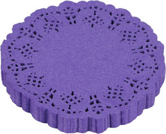 3.5inch Round Colorful Paper Lace Doilies Wedding Tableware tion,Pack of 100