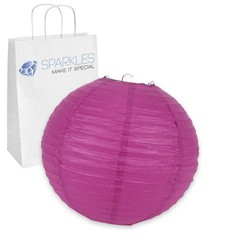 12 pcs 10″ inch Chinese Paper Lantern – Fuchsia – Wedding Party Event gn