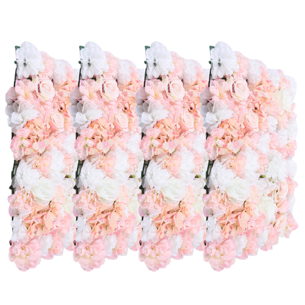 Romantic Silk Flower Wall for Wedding and Event Decor, Perfect for Photo
