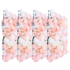 Romantic Silk Flower Wall for Wedding and Event Decor, Perfect for Photo