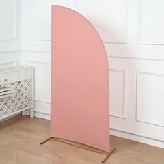6×3 feet Matte Fitted Spandex Half Moon Arch Backdrop STAND COVER Party Events