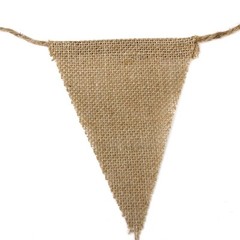1069 Burlap Bunting Pennants 8″ x 10″ Designer Burlap Banner ~ Free Shipping!!