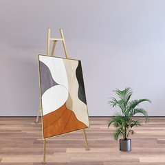 Tall Steel Pipe Portable Floor Easel Stand for Decorative Display Gold Wedding