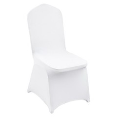 VEVOR 150PCS Stretch Spandex White Folding Chair Covers Banquet Elastic Wedding