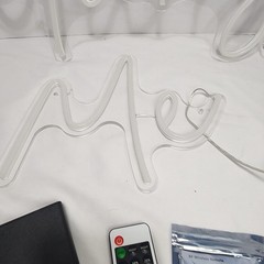 “Marry Me” LED Neon Sign Wedding Proposal 2-Piece Set w/ Remote Warm White