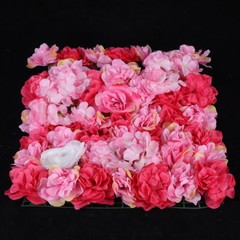 12X Artificial Fake Flower Velvet Hydrangea Wall Panel Banquet Wedding Party Dec