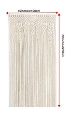 Macrame Curtain Wall Hanging Handmade Boho Curtains for Wedding Backdrop Arch…