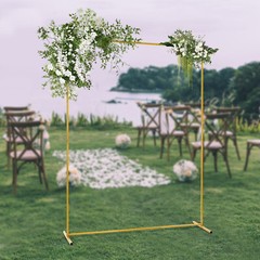 Party Wedding Backdrop Rack Prop Stand W/ Cloth Cover Event Decoration Shelf DIY
