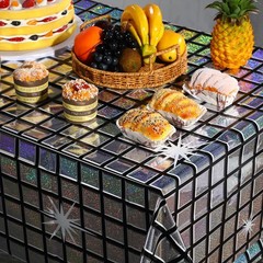 3 Pack Disco Tablecloth Party Decorations, Shiny Iridescent Disposable Laser …