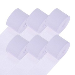 6-Rolls 492ft Crepe Paper Streamer [Heliotrope Color-1.8 Inch x 82 Ft/Roll]