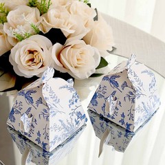 25 Mini Teapot 4″ Gift Boxes with Floral Print Party Events Home Decorations