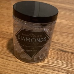 Studio Crystals Diamond By The Dozen Acrylic￼ Diamonds For Decoration, White