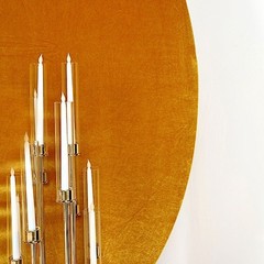 GOLD 7.5 ft Velvet Round Backdrop STAND COVER Wedding Party Decorations