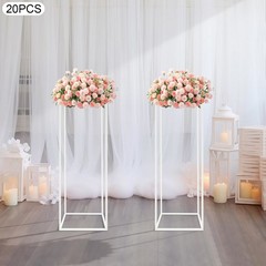 20PCS Geometric Flower Stand For Wedding,Metal Flower Stand,Wedding Flower Stand