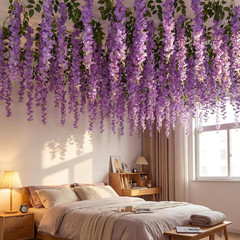 Purple 26 Pcs 3D Wisteria Tree for Classroom Room Ceiling Wall Decor Bulletin…