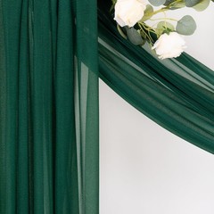 MLMC Emerald Green Wedding Arch 29″W x 240″L (Pack of 4),