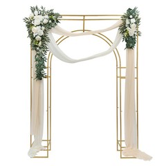 Wedding Arch Backdrop Stand 180*30*250cm Wedding Arches for Ceremony Square
