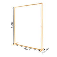 6.6ft Modern Wedding Arch Frame Balloon Flower Plant Backdrop Stand Party Decor