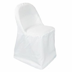 YCC Linens – 6 Pack Polyester Folding Chair Covers for Standard Folding Chairs